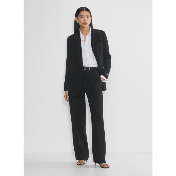 Aritzia Pants - Aritzia Wilfred Effortless Pants Crepette Black